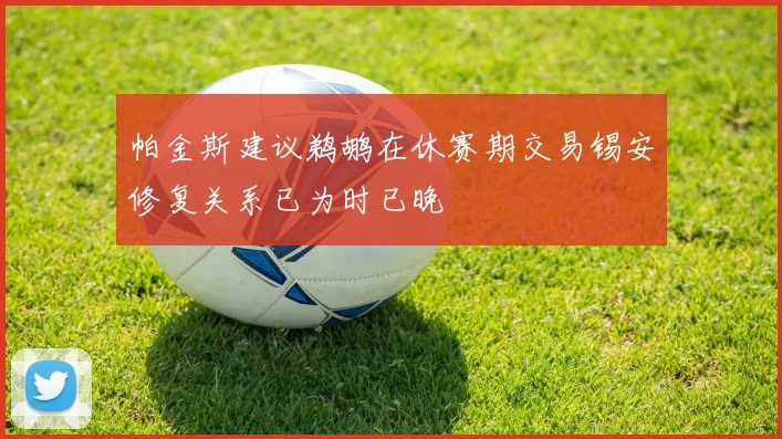 帕金斯建议鹈鹕在休赛期交易锡安修复关系已为时已晚