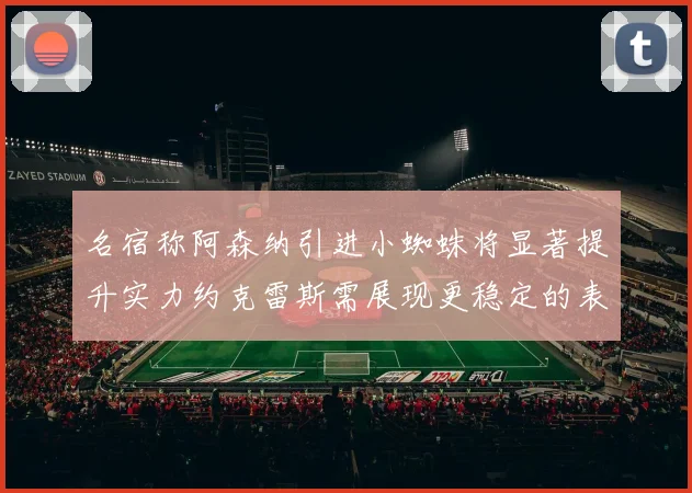 名宿称阿森纳引进小蜘蛛将显著提升实力约克雷斯需展现更稳定的表现